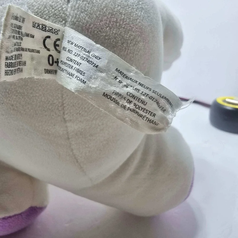 Funko Five Nights at Freddys Helpy Jumbo Plush 14 inch White Purple Bear Top Hat